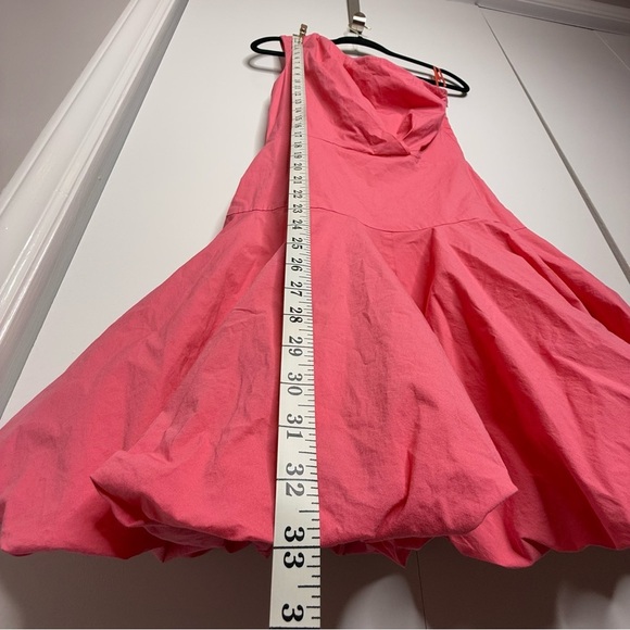 Derek Lam - Coral One Shoulder Puff Dress bubble hem mini dress RTR IT 38/ US 2 - Picture 13 of 14